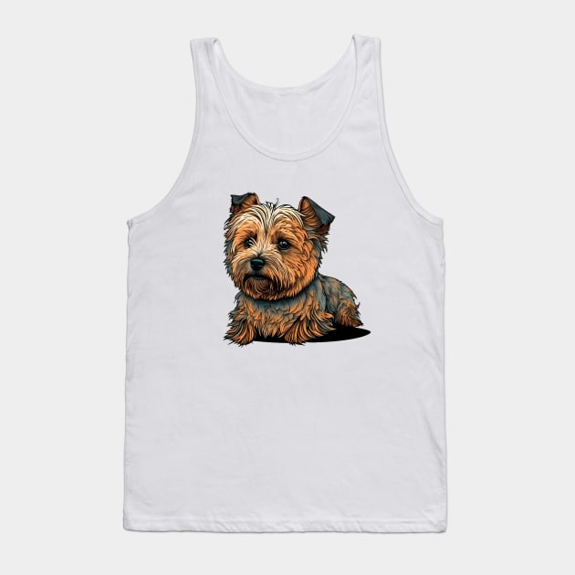 Norfolk Terrier Tank Top by BisonPrintsCo